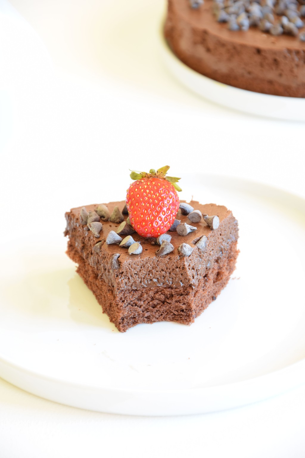 Gâteau nuage de chocolat {Sans gluten-Sans lactose}