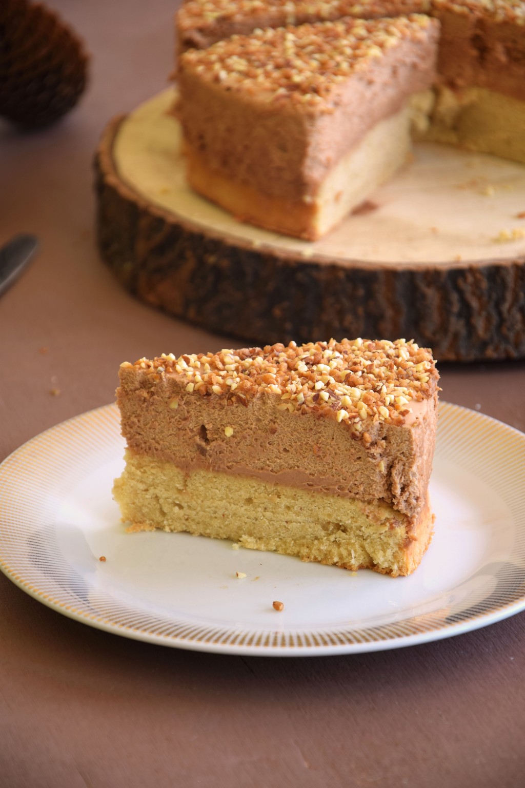 Gâteau nuage praliné