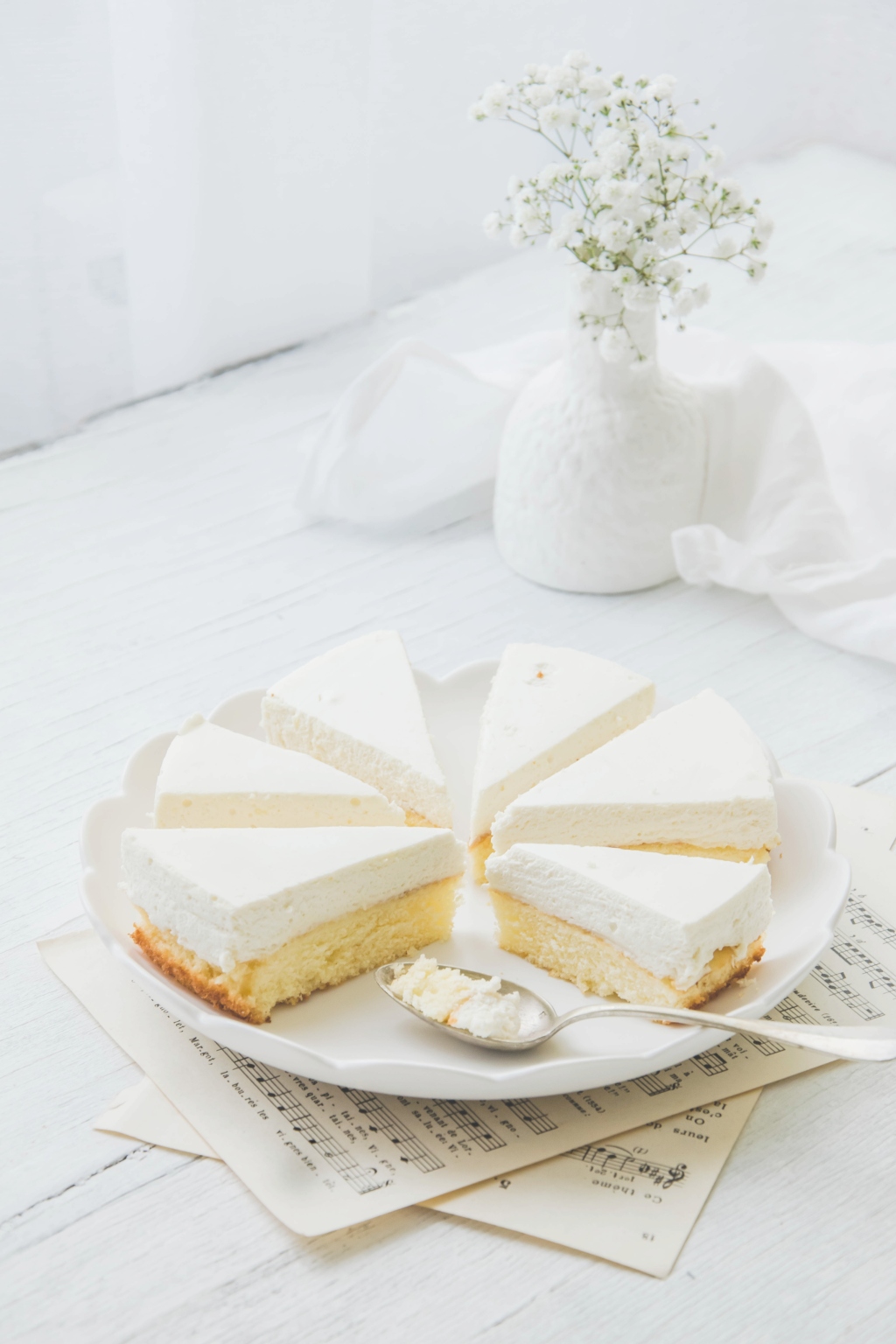 Gâteau nuage à la verveine & au citron