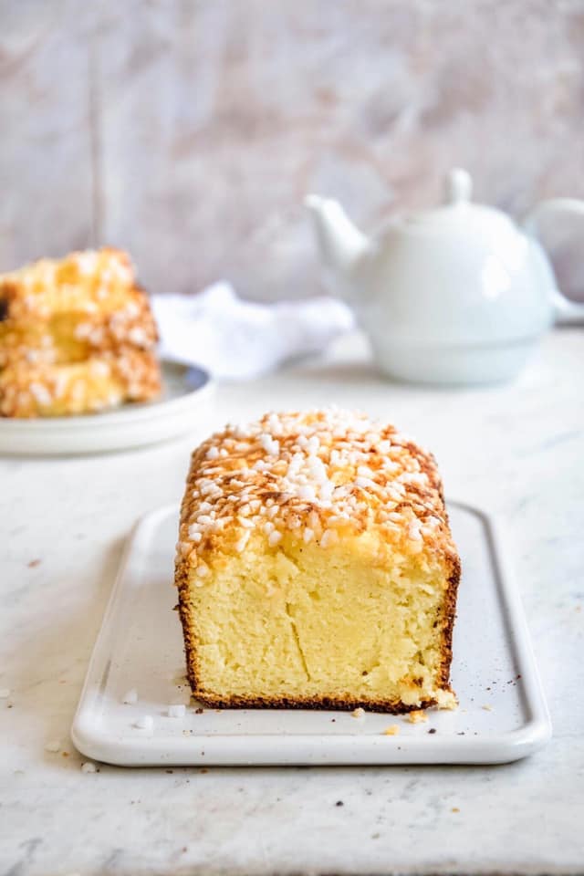 Gâteau (très) moelleux à l’amande & au fromage blanc