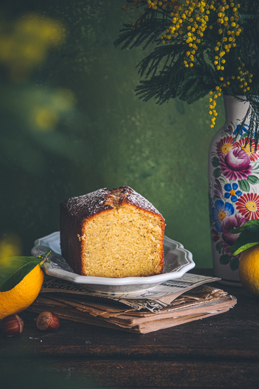 Quatre-quarts au citron & à la noisette (sansgluten)